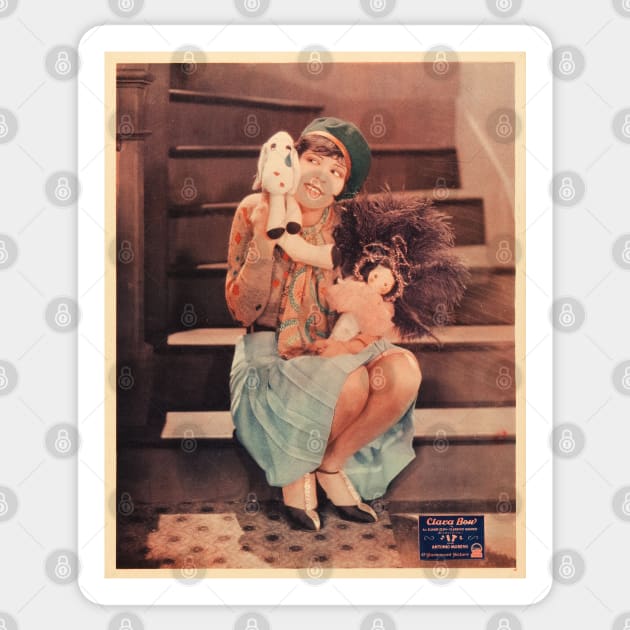 It Movie Starring Clara Bow Publicity Photo Sticker by Noir-N-More